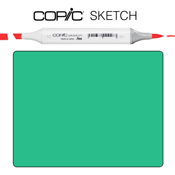 Маркер Copic Sketch G-19 Bright parrot green Ярко-зеленый попугай