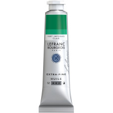 Краска масляная Lefranc Extra Fine 40 мл, 536 Japanese green light Японський светло-зеленый