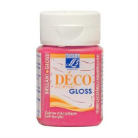 Lefranc фарба акрилова глянсова Deco Gloss Acrylic Cream 50 мл, # 351 Pink Рожевий арт 211428