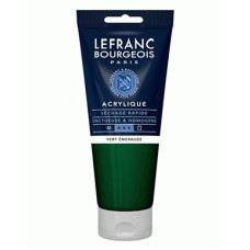 Акрилова фарба Lefranc Fine Acrylic Color 200 мл, 529 Viridian Вірідіан