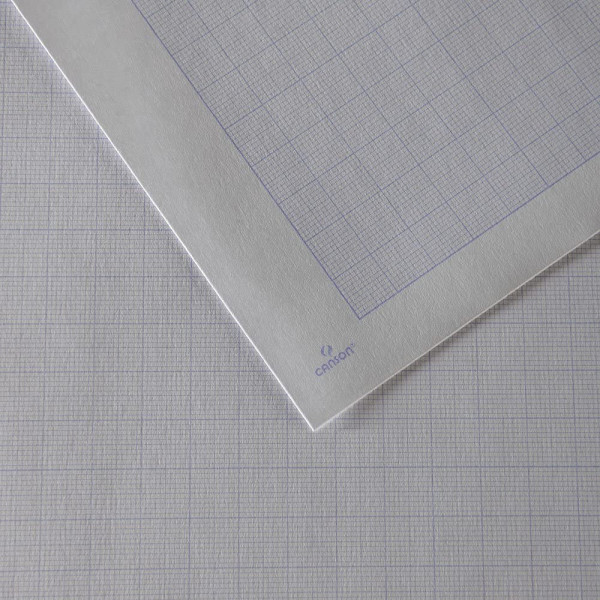 Бумага миллиметровка Canson Millimeter Paper 72 г/м2, A4 12 листов, bistre
