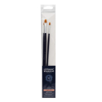 Набір пензлів синтетика Lefranc Fine Synthetic Brushes Set, 3 шт (№ 4, 8, 4)