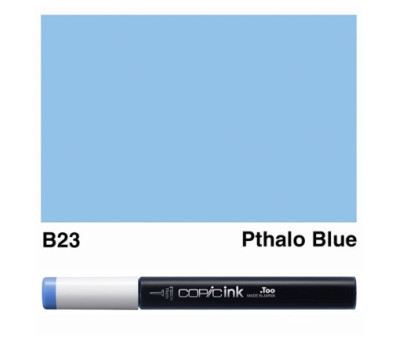 Заправка для маркерів COPIC Ink, B23 Phthalo blue Блакитний ФЦ, 12 мл