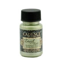 Фарба по тканині Cadence Dora Textil Metallic Fabric Paint 50 мл Ментол