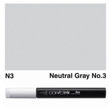 Заправка маркерів COPIC Ink, N3 Neutral gray Нейтральний сірий, 12 мл