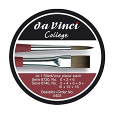 Набір пензлів daVinci у металевому боксі 5403 Collage brush set, 10 шт