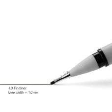 Лайнер Winsor Newton Black Fineliners, 1 мм