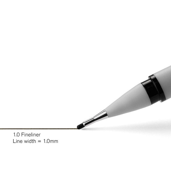 Лайнер Winsor Newton Black Fineliners, 1 мм