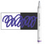Акриловый маркер Copic Acrea Paint Marker 0,8 мм, 019 Pansy (Фиолетовый)