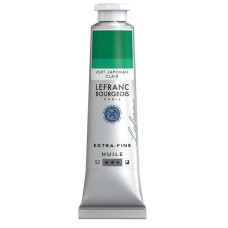 Олійна фарба Lefranc Extra Fine 40 мл №536 Japanese green light Японський світло-зелений