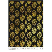 Трансфер универсальный Metal Leaf Background Fabric Transfer Cadence 29,7*42 G-004, Золото