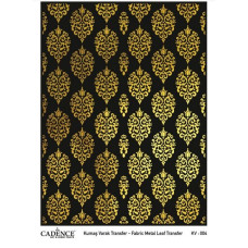 Трансфер универсальный Metal Leaf Background Fabric Transfer Cadence 29,7*42 G-004, Золото