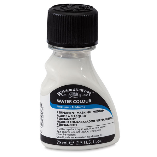 Маскуюча рідина для акварельних фарб Winsor Newton Masking Medium, 75 мл