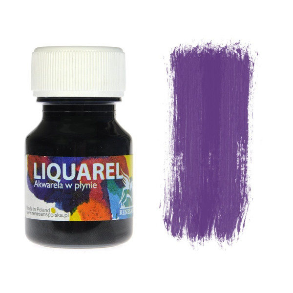 Рідка акварельна фарба Renesans LIQUAREL, 30 мл №129 Фіолетовий