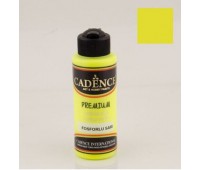 Акриловая краска Premium Acrylic Paint Cadence, 120 мл, Flouroscent Yellow Флуоресцентный желтый
