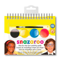 Фарби для гриму в наборі Snazaroo SUNGLAS, 4 фарби + 1 кисть