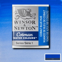Акварельна фарба Winsor Newton Cotman Half Pan №179 Синій кобальт