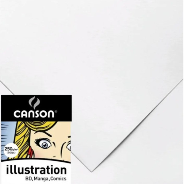 Папір для маркерів Canson Illustration 250 г/м2, 50х65 см, 1 лист