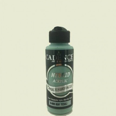 Універсальна акрилова фарба Hybrid Acrylic for Multisurfaces Cadence № 89, 120 мл, Mould Green Зелена пліснява