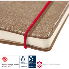 Блокнот Transotype Sense Book RED А4, 20,5х28,5 см, 80 г/м2, 135 листов, клетка