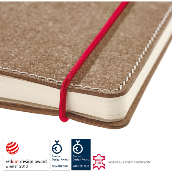 Блокнот Transotype Sense Book RED А4, 20,5х28,5 см, 80 г/м2, 135 листов, клетка