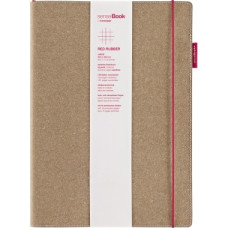 Блокнот Transotype Sense Book RED А4, 20,5х28,5 см, 80 г/м2, 135 аркушів, клітинка