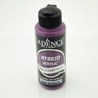 Універсальна акрилова фарба Hybrid Acrylic for Multisurfaces Cadence № 64, 120 мл, Plum Сливовий