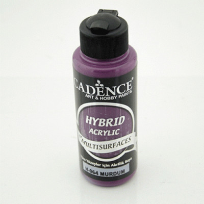 Універсальна акрилова фарба Hybrid Acrylic for Multisurfaces Cadence № 64, 120 мл, Plum Сливовий