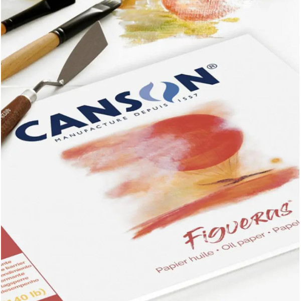 Canson блок паперу для олії та акрилу Figueras Bloc 290 гр, 24x33 см 10 арт 0857-221