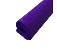 Крепон Folia Crepe paper 50x250 см, 32 г/м2 №122 Dark violet Темно-фіолетовий