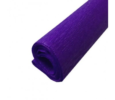 Крепон Folia Crepe paper 50x250 см, 32 г/м2, № 122 Dark violet Темно-фиолетовый