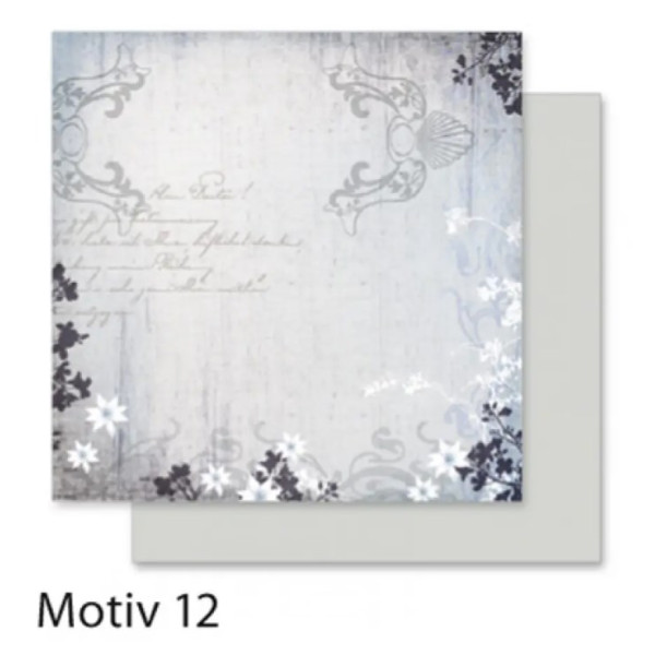Дизайнерський папір Folia Design Papers Autumn Осінь 190 г/м2, 30,5x30,5 см №12