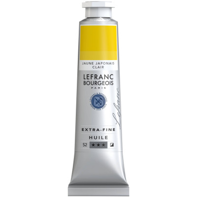 Олійна фарба Lefranc Extra Fine 40 мл №183 Japanese yellow light Японський світло-жовтий
