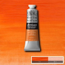 Краска масляная водорастворимая Winsor Artisan Water Mixable 37 мл, № 090, Cadmium Orange Hue Оранжевый Кадмий
