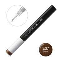 Чорнило для заправки маркерів Copic Ink E-37 Sepia Сепія, 12 мл