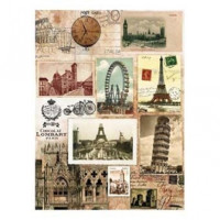 Декупажна карта на рисовому папері Cadenсe Rice Paper А4 Decoupage №45