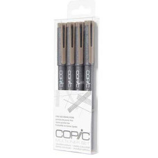 Набір лайнерів Copic Multiliner warm grey (0,05-0,1-0,3-0,5 мм), Теплий сірий 4 шт