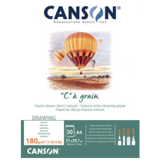 Альбом для ескізів "C" ? grain Fine grain 180 г, 21x29,7 см - A4, 30 аркушів, Canson