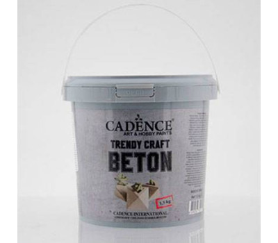 Паста имитация бетона мелкозернистая Cadence Trendy Craft Beton, 1,5 кг