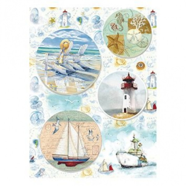 Декупажна карта на рисовому папері Rice Paper А4 Cadenсe Decoupage №284