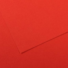 Папір пастельний Canson Mi-Teintes 160 г/м2 50x65 см №506 Poppy red Яскраво-червоний