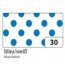 Бумага для дизайна в горошек Folia Photo Mounting Board Dots 300 г/м2, 50x70 см №30 Blue/White Синие на белом