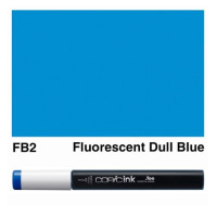 Заправка для маркеров COPIC Ink, FB2 Fluorescent dull blue Флуорисцентный бледно-голубой, 12 мл