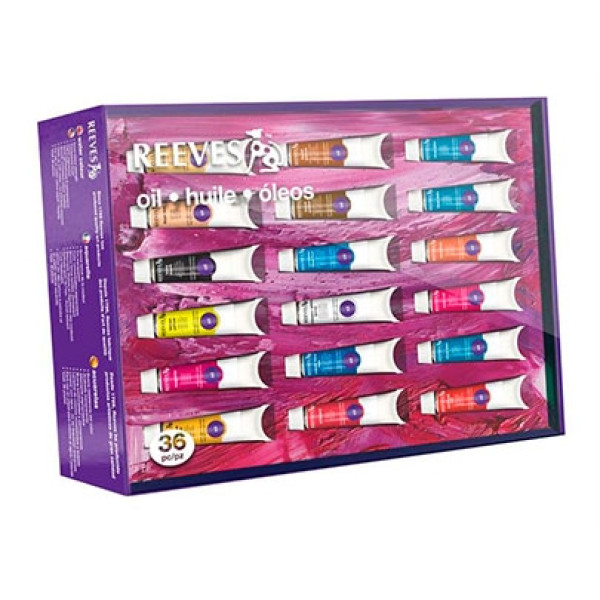 Олійні фарби Reeves Oil colour Set, 36 кольорів, 10 мл