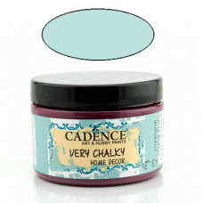 Крейдяна акрилова фарба Cadence Very Chalky Home Decor, 150 мл, Пудрово-блакитний
