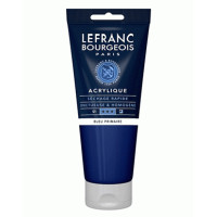 Акриловая краска Lefranc Fine Acrylic Color, 200 мл, № 063, Primary Blue Основной Синий