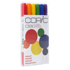 Набір спиртових маркерів Copic Ciao Set Primary, Основні кольори 6 шт