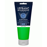 Акрилова фарба Lefranc Fine Acrylic Color 200 мл, 556 Light green Світлий зелений