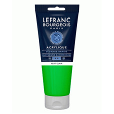 Акрилова фарба Lefranc Fine Acrylic Color 200 мл, 556 Light green Світлий зелений