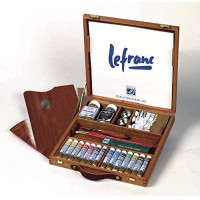 Масляные краски набор LeFranc Wooden box